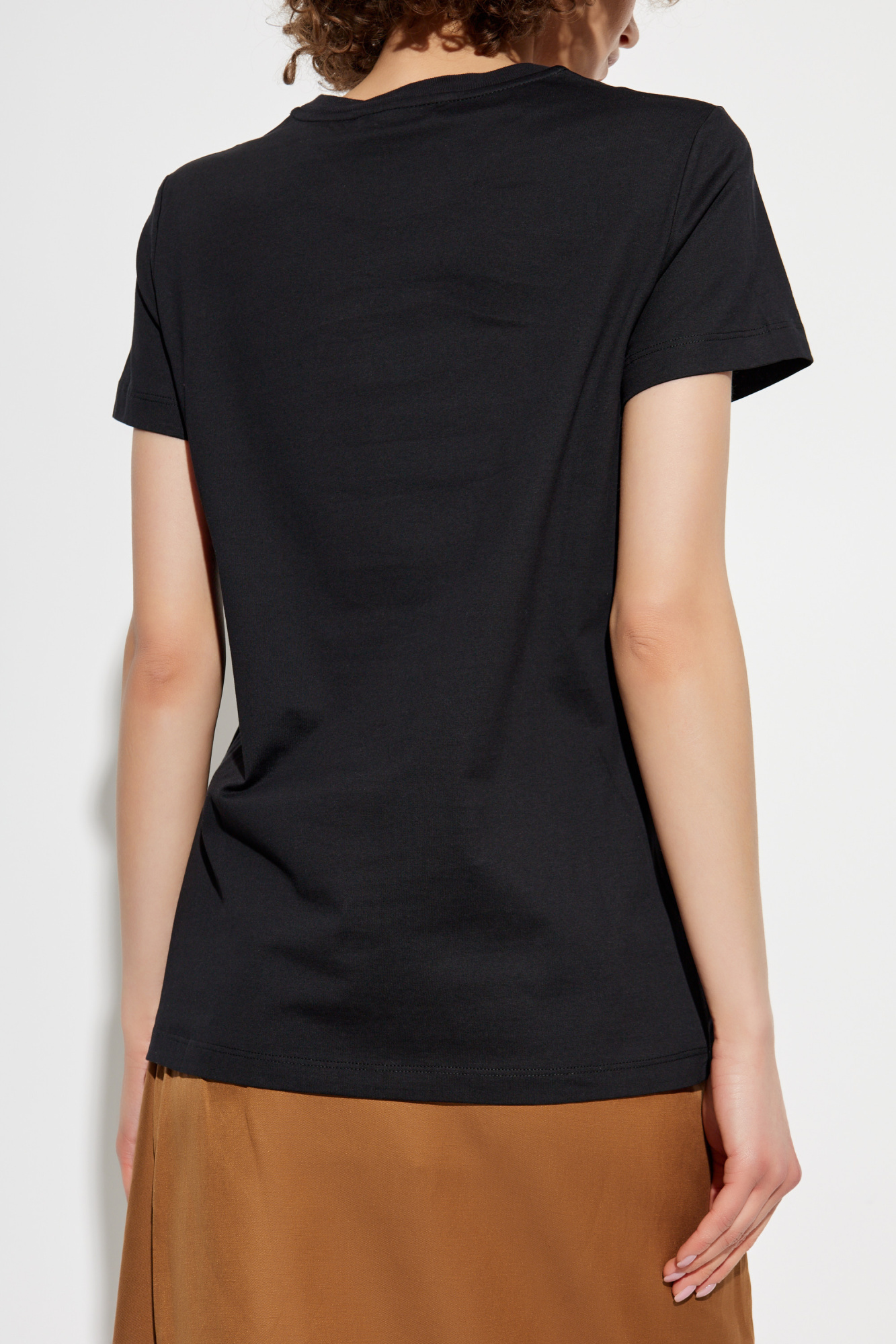 【MAX MARA】 BLACK GIOVANE COTTON T-SHIRT Giovane cotton t-shirt MAX MARA - Nugnes1920